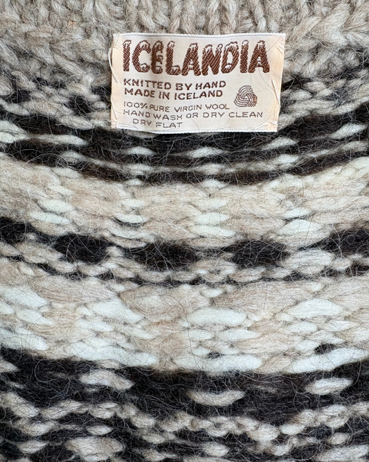 vintage icelandia 1960's wool sweater