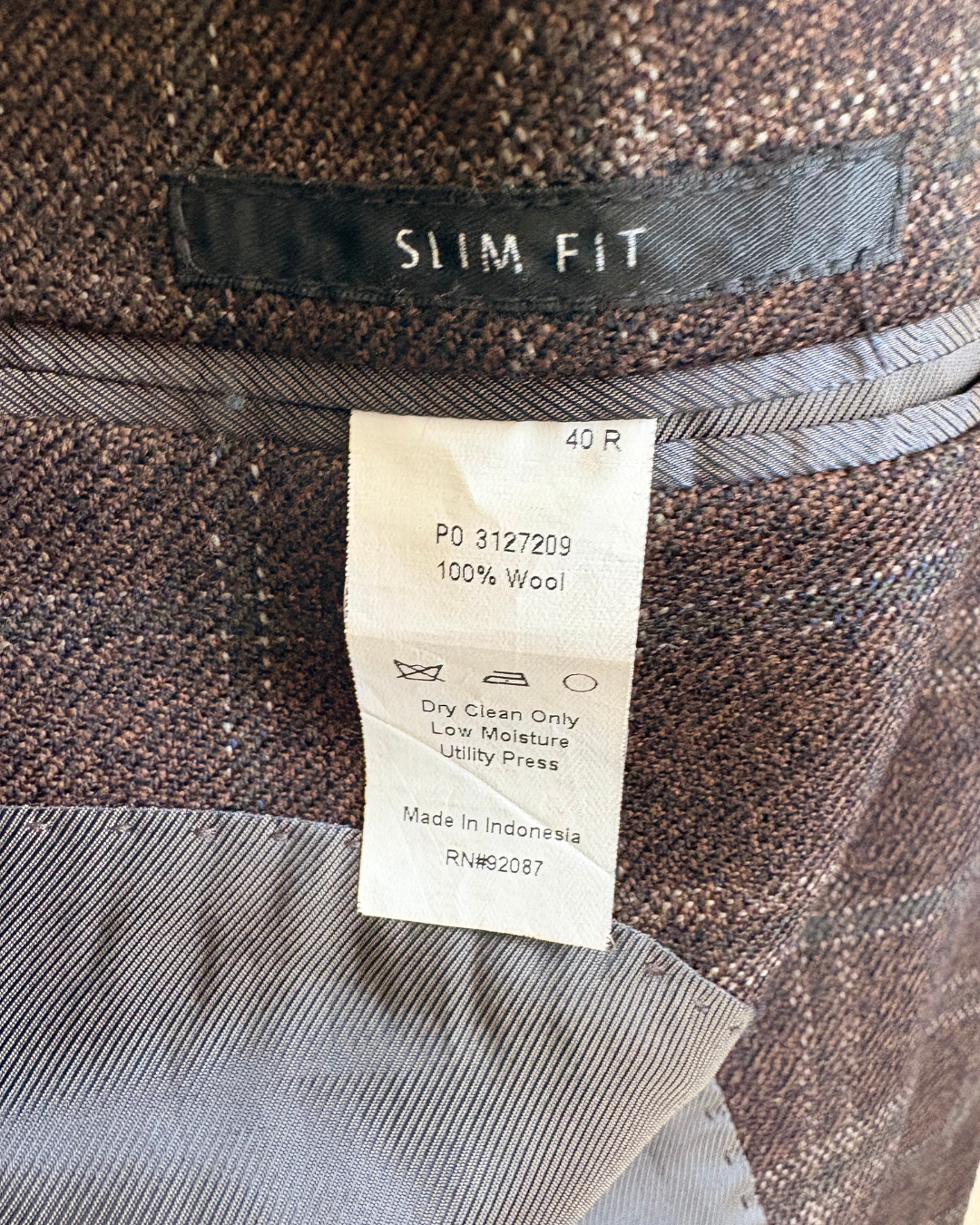 saks fifth avenue 100% wool men's blazer