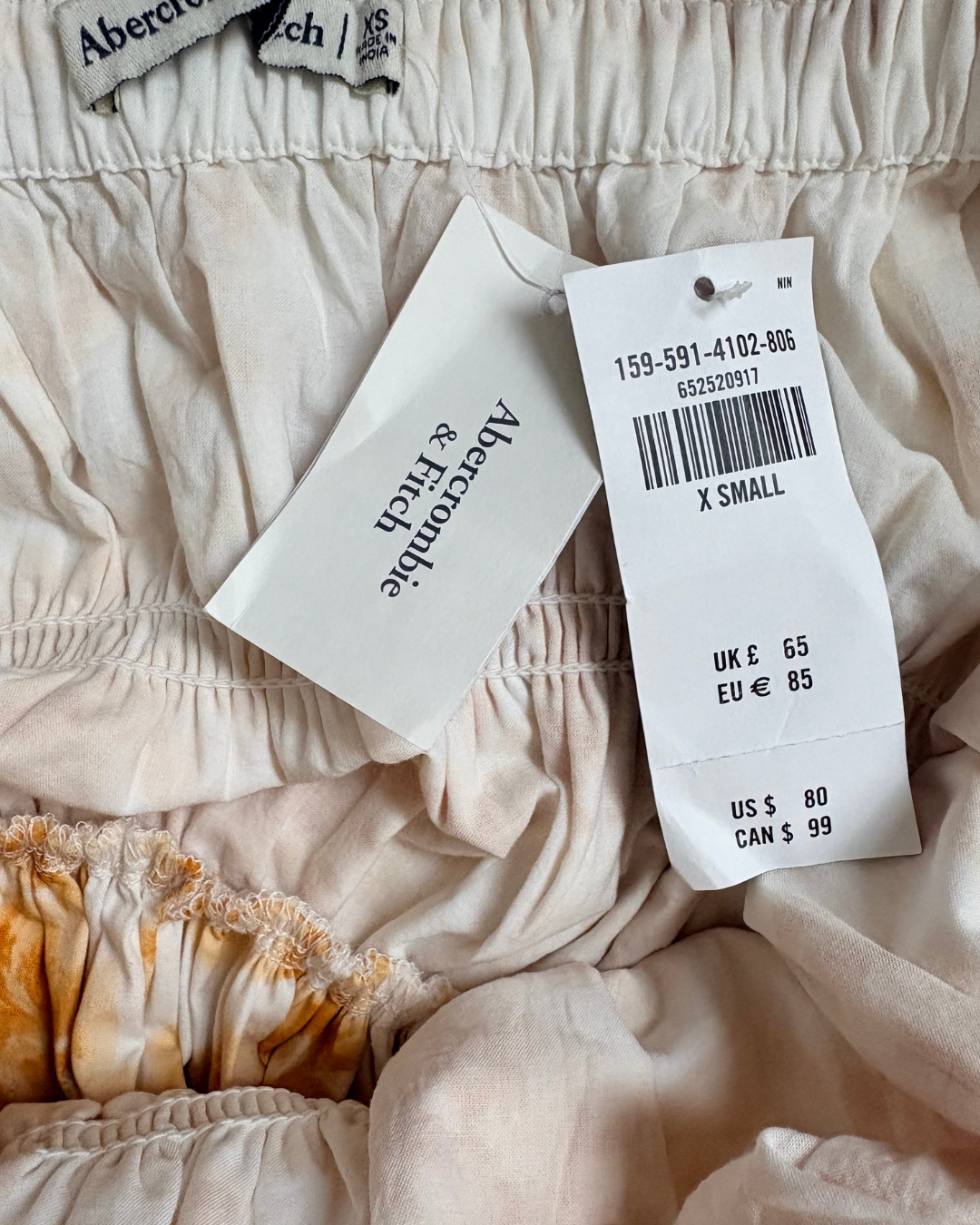 abercrombie & fitch floral mini dress