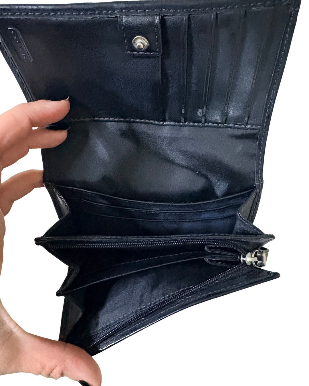 coach trifold wallet