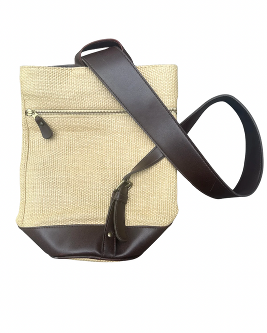 vintage gap straw mini bag