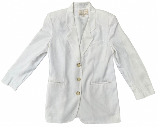 vintage 90's linen oversized blazer