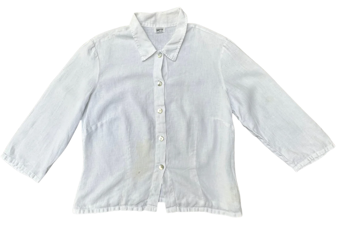 vintage linen blouse