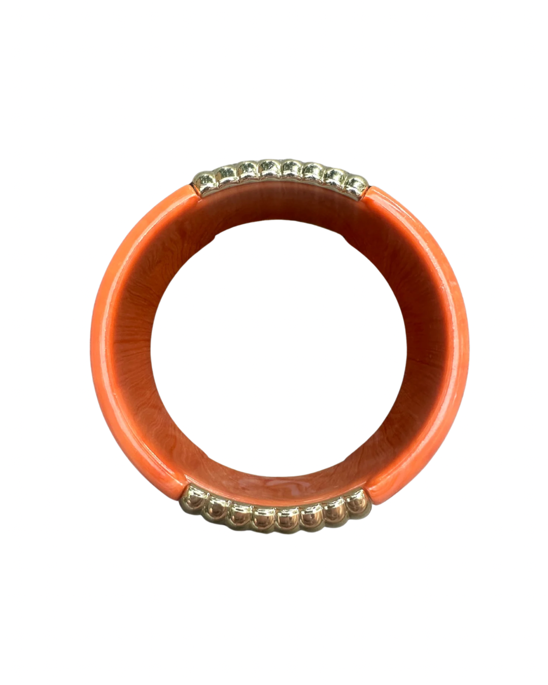 vintage orange/gold bangle