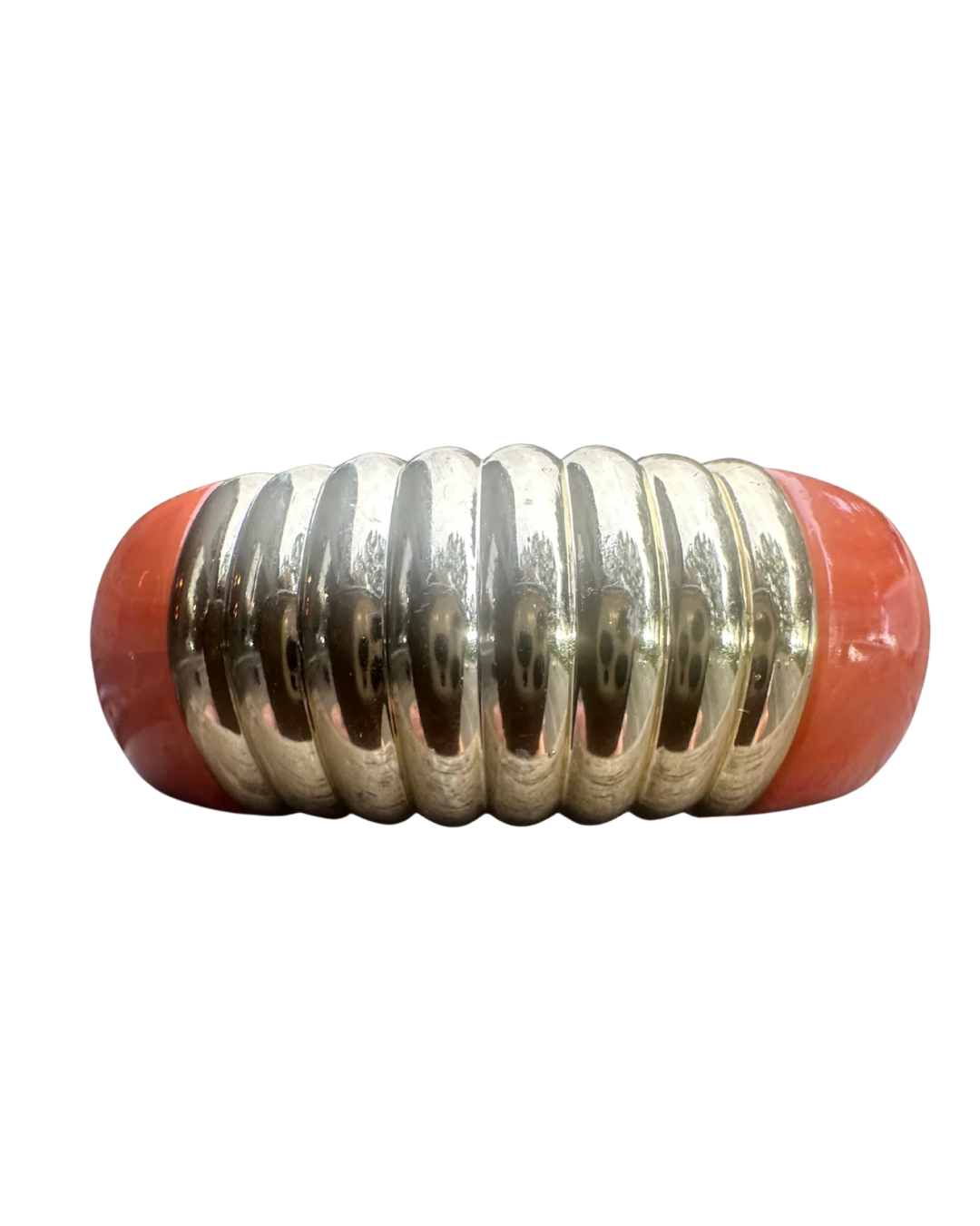 vintage orange/gold bangle