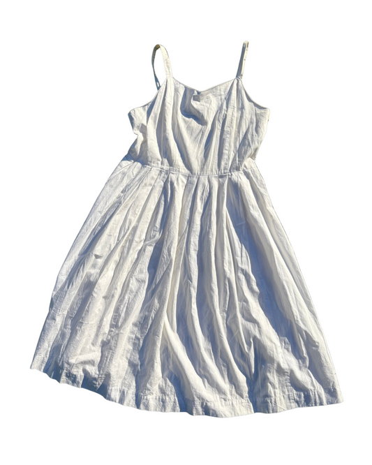 white strap dress